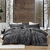 Snowball Double Chunky Bunny - Coma Inducer&reg; King Oversized Comforter Set | Baby Thunderstorm Gray. Experience Coma Worthy Sleep with Plush Extra Large Bedding