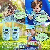 Bakoherp Rechargeable Walkie Talkies for Kids 8 Channels 3KM LCD Flashlight Toy view 3