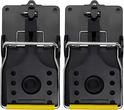 Ratkil Rat Traps - 2 Large Heavy Duty Snap Traps Instant Kill