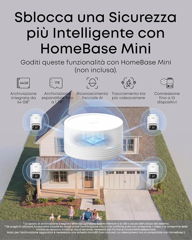 eufyCam C37, Telecamera Wi-Fi Esterno con Pannello Solare 2K