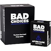 BAD CHOICES Party Game + After Dark Set – Hilarious Adult Card Game for Friends & Game Night | Funny Conversation & Icebreaker Board Game for Parties, Pregames, Social Gatherings & Fun Gift Ideas