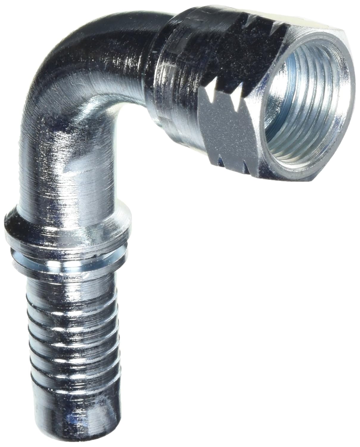 Gates Fluid Power 712510068 10EX10FJX90S 5/8 Bore To 7/8 Excellium Jic Female, 90 Degree Short