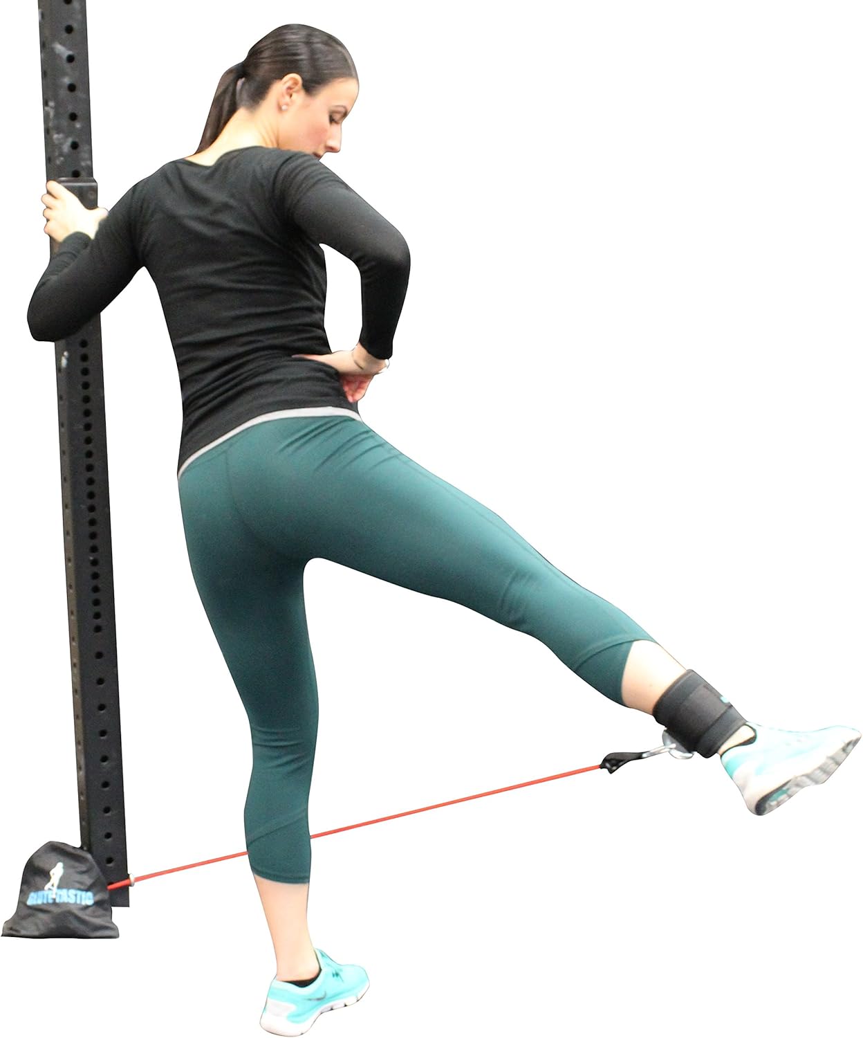 Glute-Tastic - Ankle Kickback Strap with Resistance Bands for Butt & Hip Exercises : Sports & Outdoors
