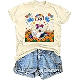 Mexican T-Shirt for Women Dia De Los Muertos Skeletons Sugar Skull Shirt Funny Tee Tops