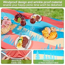Picnic Table Cover with Bench Covers Camping