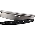 Checkered Chef Pizza Cutter - Sharp Stainless Steel Rocker Knife w/ Plastic Blade Sheath - Dishwasher Safe - 14 Inch