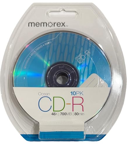 Amazon.com: Memorex 700MB 52x CD-R (10 -Pack) : Electronics