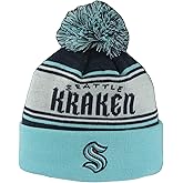 ZHATS NHL Unisex-Adult NHL Officially Licensed Beanie Pom Finish Line