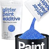 Hemway Sapphire Blue Glitter Paint Additive 100g for Emulsion Lacquer