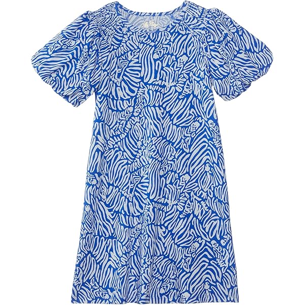 lilly pulitzer alyssa a-line cotton dress ALYSSA LONG SLEEVE DRESS, PASSION FRUIT PINK ABSOLUTELY FLAMAZING main image 0