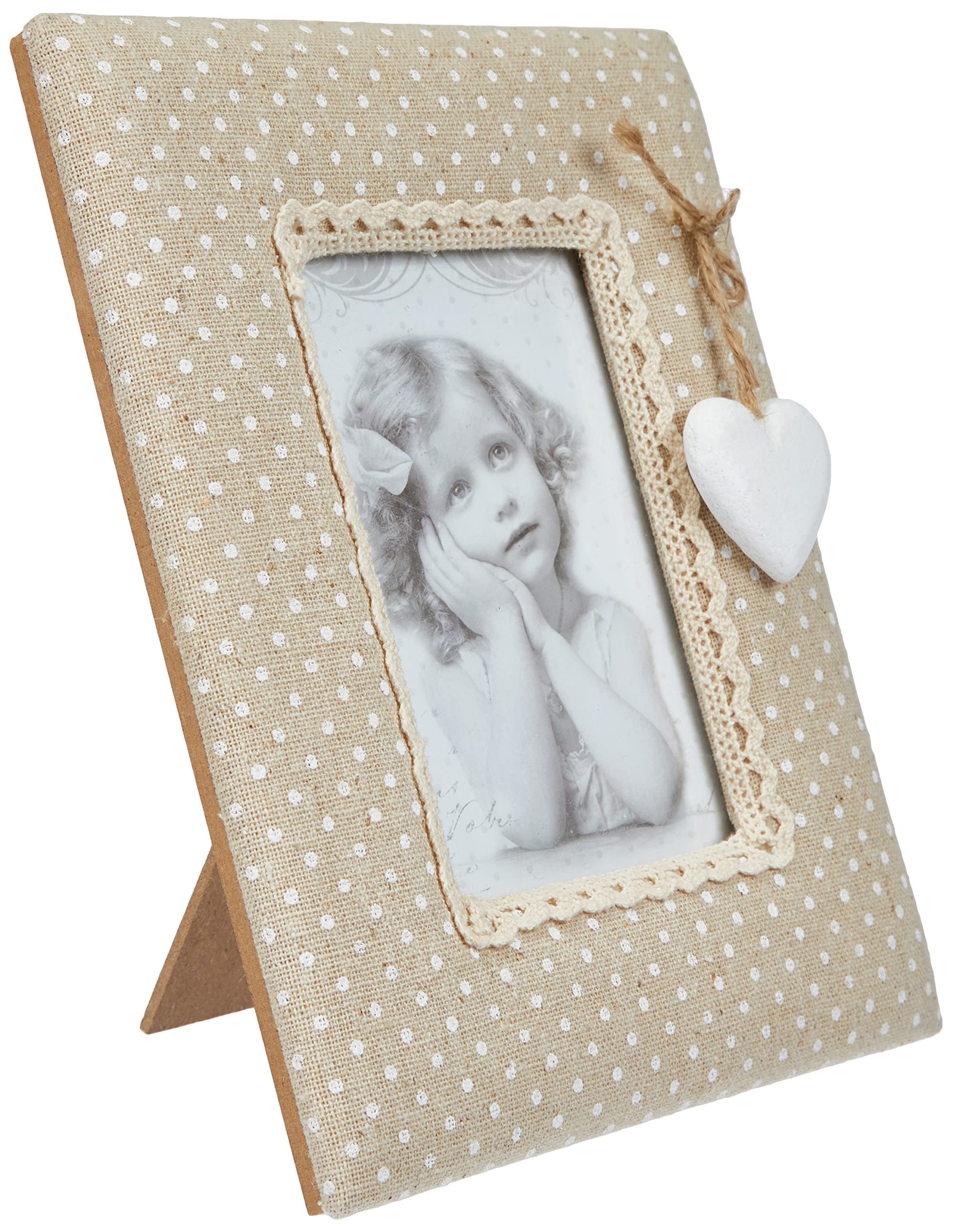 EuroF Irany Photo Frame, MDF, beige, 16 x 19 x 2 cm