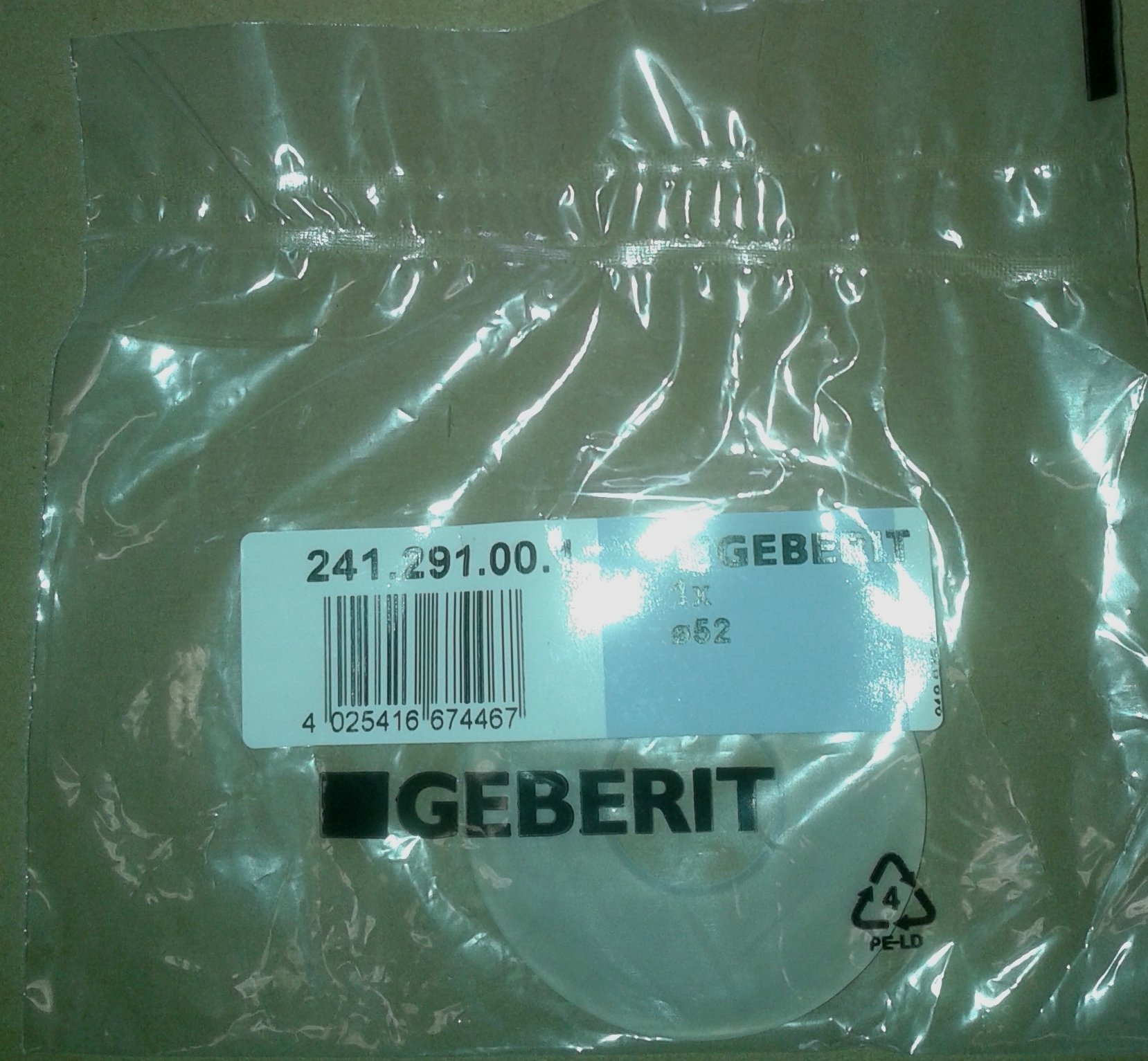 Geberit Valve - 241.291.00.1, Brass, Globe Valve, Gasket for Bell, 2x1/2 inch, 2E+1 x 3E+1 x 4E+1 cm, CE, RoHS