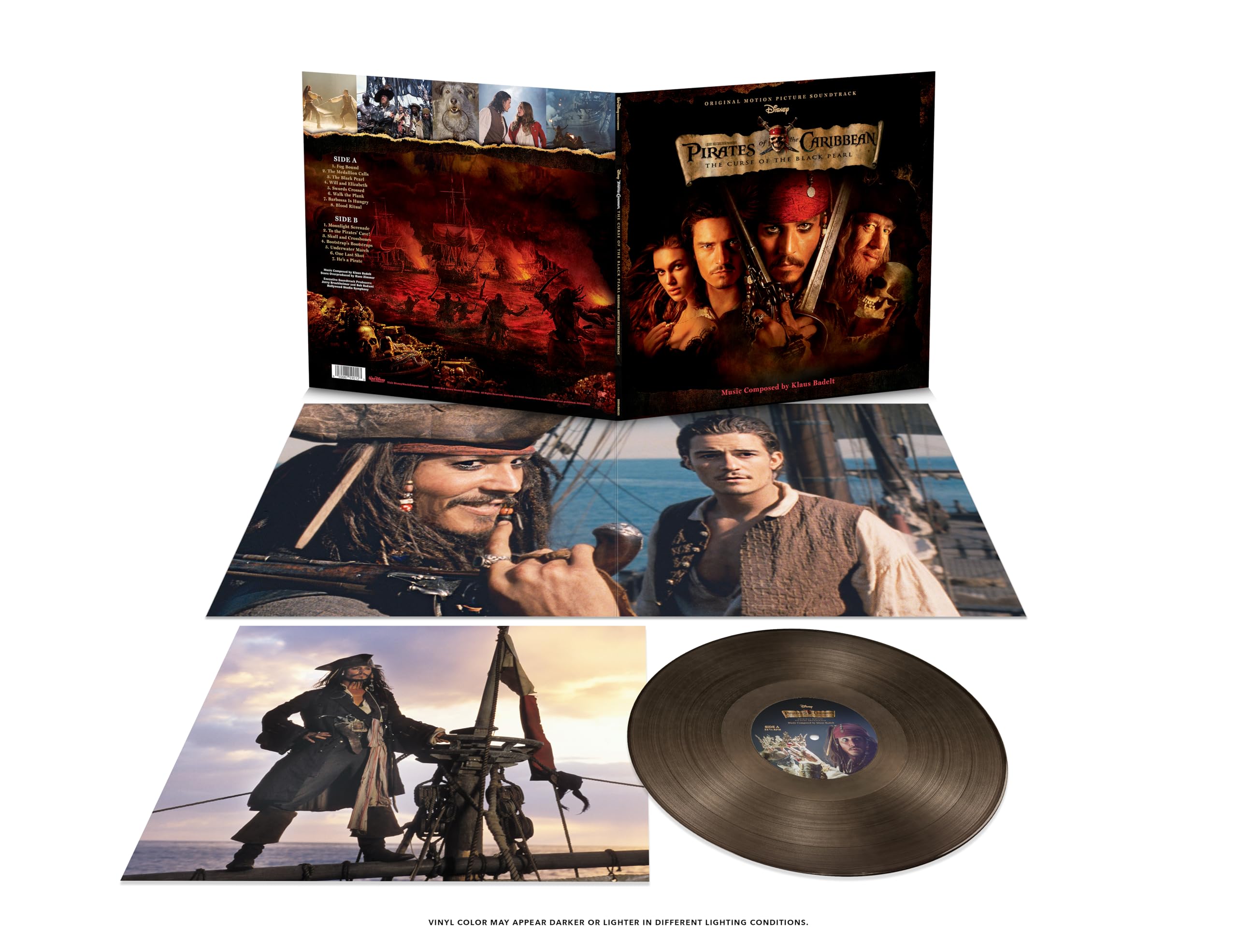 Pirates of the Caribbean: The Curse of the Black Pearl (Original Soundtrack)[Black Ice LP] Image