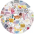 SLP Stickers Speech Therapy Decals 56PCS Speech Language Pathologist Decal | Dovipta Vinyl Waterproof Aesthetic Stickers for