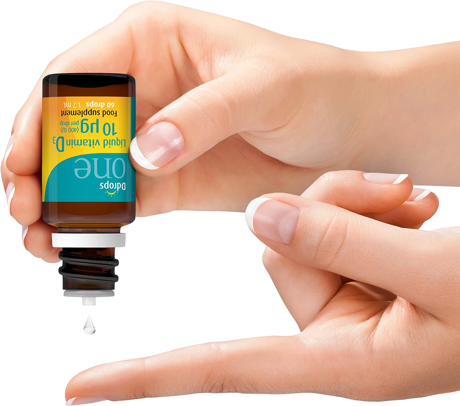 Ddrops One 10 µg 60 Drops, Daily Vitamin D3 Supplement for Kids & Adults. Support Bone Health & Immune System - Image 5