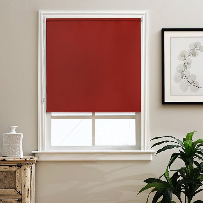 Buy Deco Window Polyester Blend NonBlackout Roller Blinds for Windows
