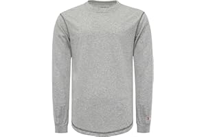 TICOMELA FR Shirts for Men 4oz Lightweight Flame Resistant Crewneck T-Shirts 100% Cotton Fire Retardant Henley Shirts