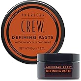 American Crew Men
s Hair Defining Paste, Like Hair Gel with Medium Hold Hair Gel 
Low Shine, Stocking Stuffer for Him, 3 oz