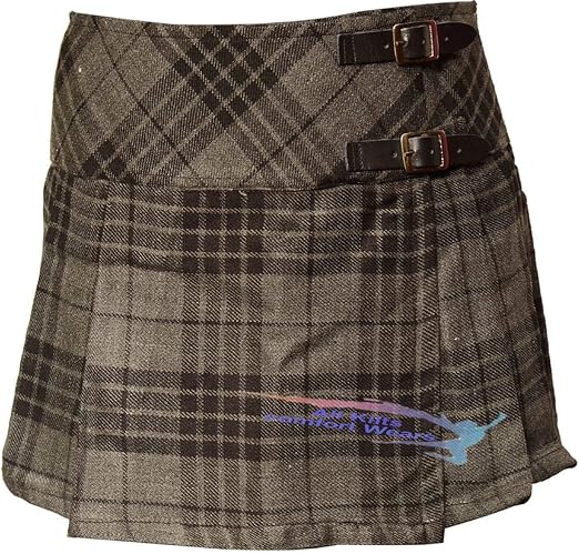 grey highlander kilt