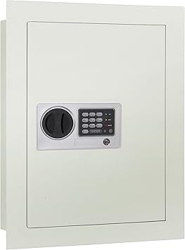 Best Choice Products 0 8cf Digital Flat Recessed Wall Safe Home Security Lock Gun Cash Box Electronic Amazon Co Uk Office Products