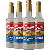 Torani Coconut Flavored Drink Syrup, 25.4 fl oz, 4 Pack
