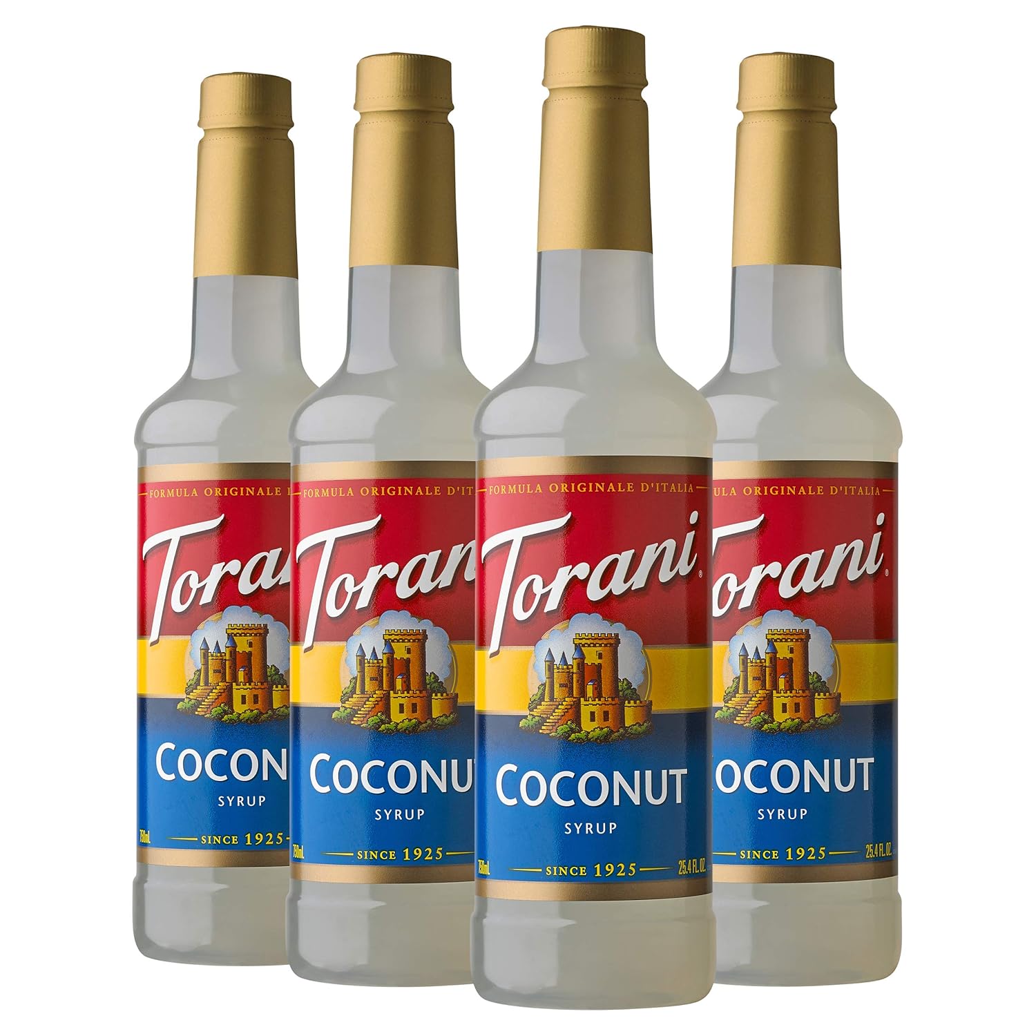Torani Syrup, Coconut, 25.4 Ounce (Pack of 4)