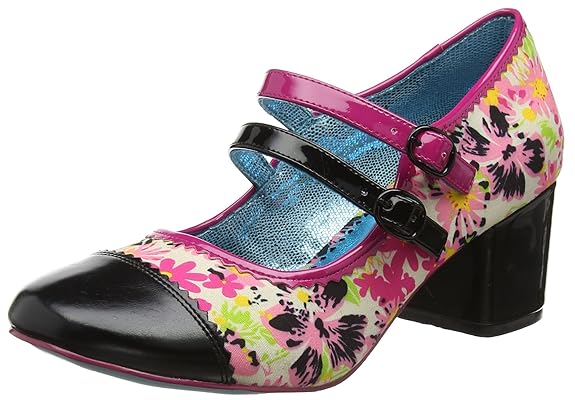 Poetic Licence by Irregular Choice Damen Mini Mod Mary Jane Halbschuhe blau