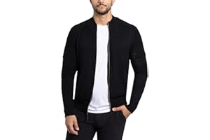X RAY Mens Zip Up Cardigan Sweater for Men, Full Zip Slim Fit Knit Jacket for Spring (Big and Tall),