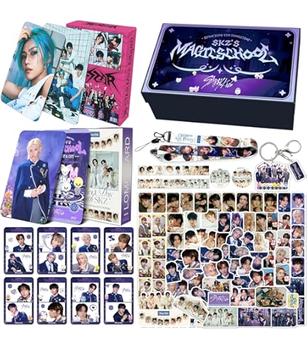 Amazon.com: KPOPBP 樂 Rock Star Album Merch Gift Box Set 110 PCS