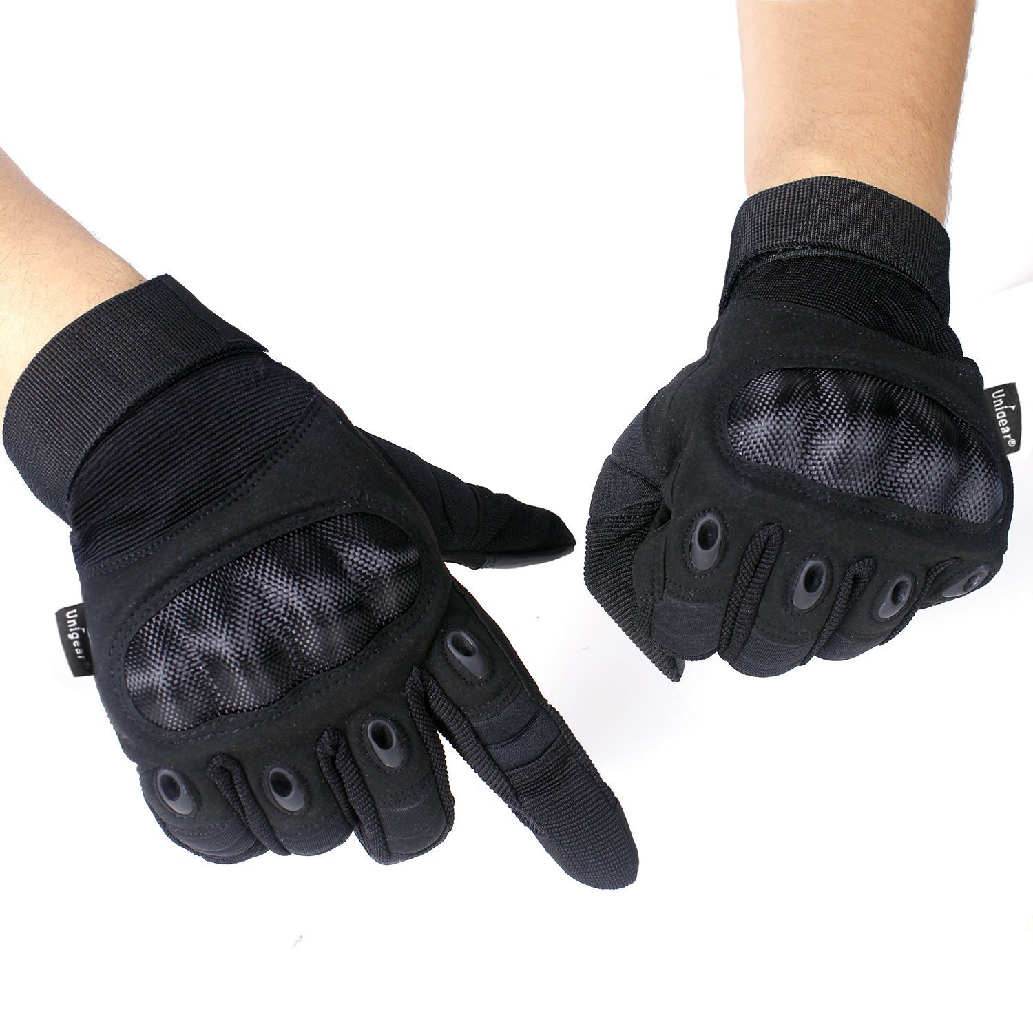 Unigear Guantes Para Moto Pantalla táctil Dedo Completo Antideslizante Guantes Tácticos Militares