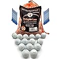 Golf Ball Monkey Cheap Recycled Golf Balls for Titleist Pro V1 and Pro V1X Golf Balls Mix w/ 15 Tees and Mesh Bag - Used Golf Balls for Titleist ProV1 and ProV1X Balls