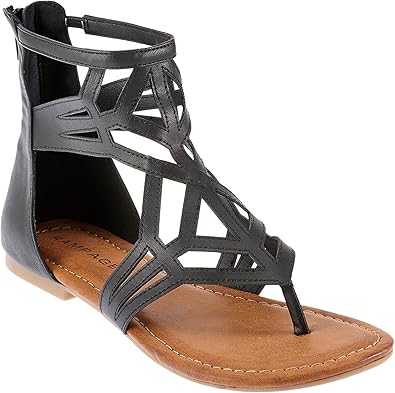 rampage sandals black