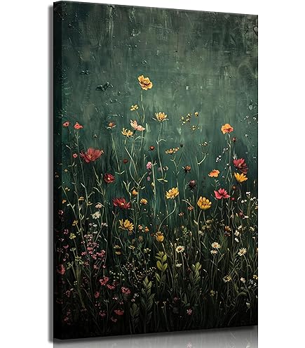 油絵 絵画 【Wild flowers】 油絵 絵画 【Wild flowers】