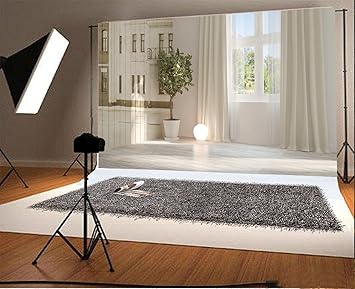 Amazon Com Laeacco 7x5ft Vinyl Photography Backdrop Empty Room
