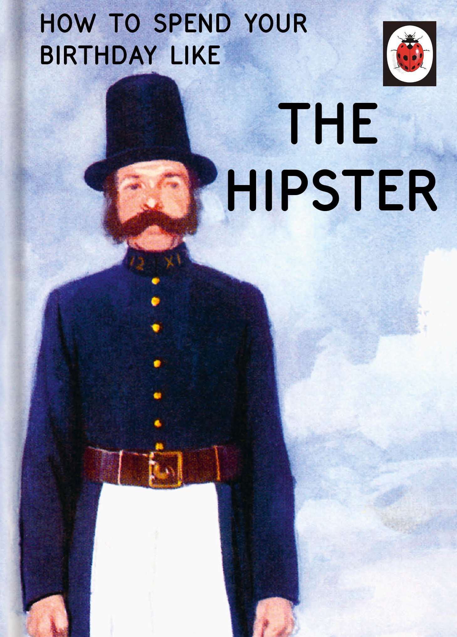 Ladybird Books For Grown-Ups The Hipster Birthday Card,Multi Colour,LA007,7 x 5 inch