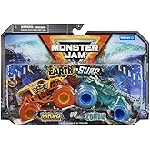Monster Jam Earth vs Surf [Max D and Zombie] 1:64 Scale Double Pack