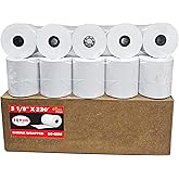 (10 Rolls) 3 1/8 x 230 Thermal Paper Receipt Rolls (60 GSM) Fits All POS Cash Registers BPA Free - BuyRegisterRolls