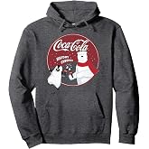 Coca-Cola Holiday Cheers Polar Bear Circle Logo Pullover Hoodie
