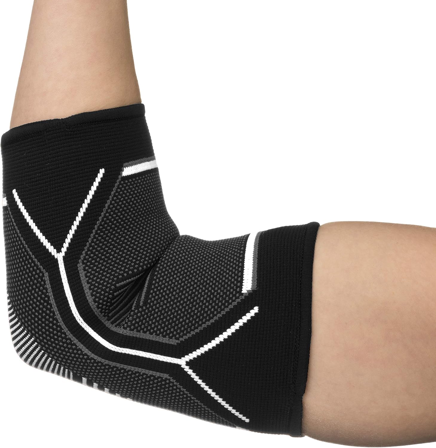 Kunto Fitness Elbow Brace Compression Support Sleeve (Shipped From USA) for Tendonitis, Tennis Elbow, Golf Elbow Treatment - Reduce Joint Pain During Any Activity!: Sports & Outdoors