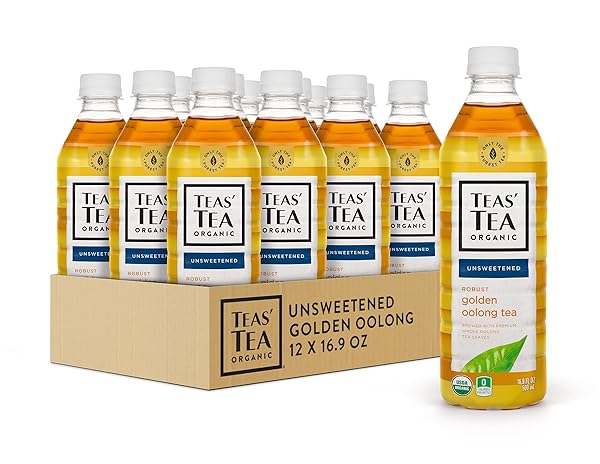 TEAS’ TEA UNSWEETENED GOLDEN OOLONG TEA 16.9 OUNCE...