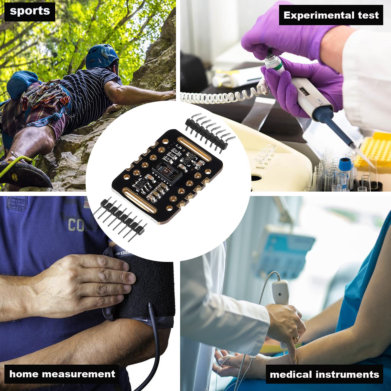 Mua 5pcs Heart Rate Sensor Module MAX30102 Pulse Detection Blood Oxygen ...