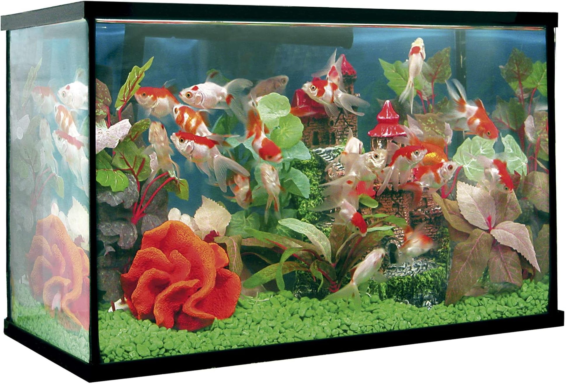 ICA HP20 Happy Fish Aquarium, Black