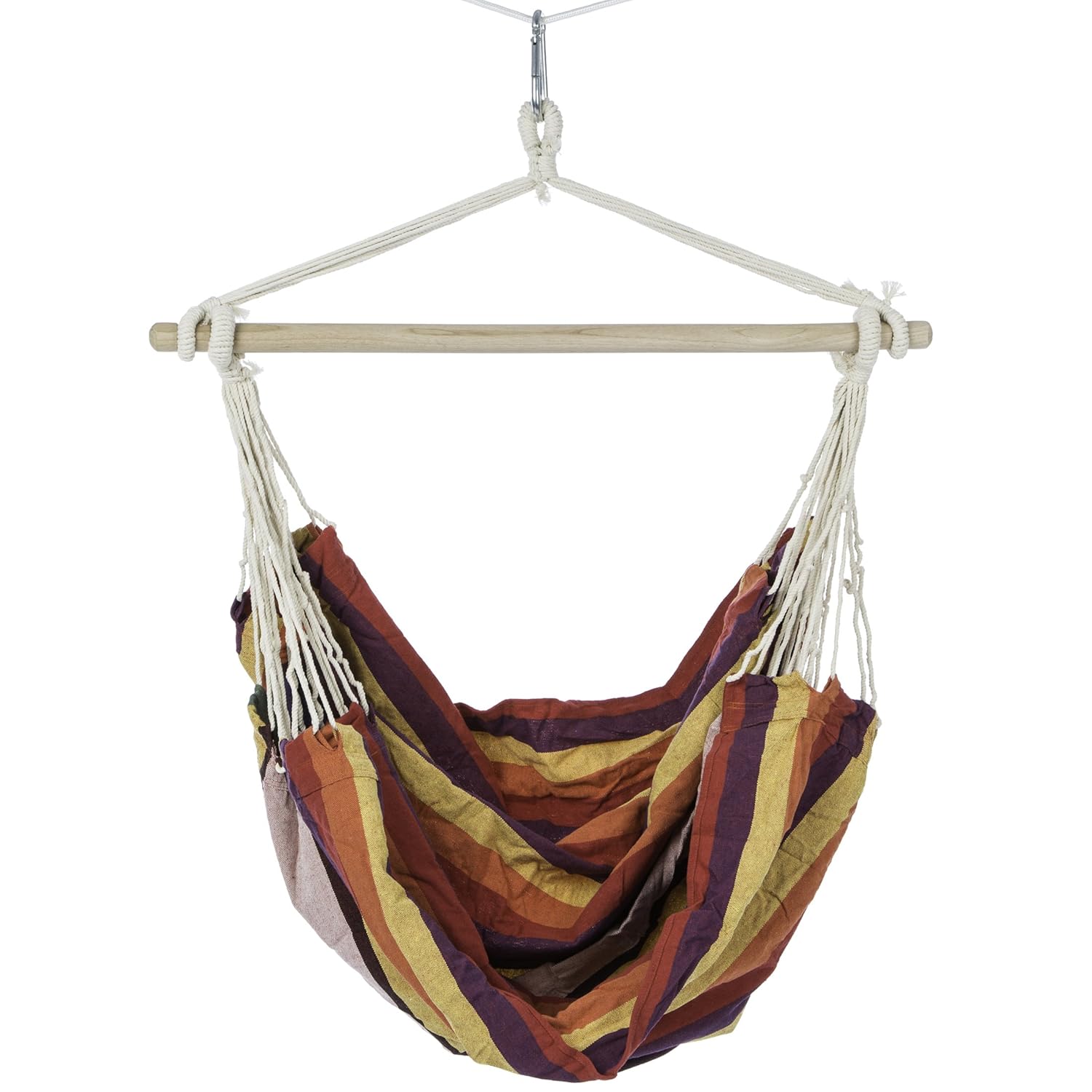 Ultranatura Bali Silla colgante con travesaño carga máxima kg arco iris ancho