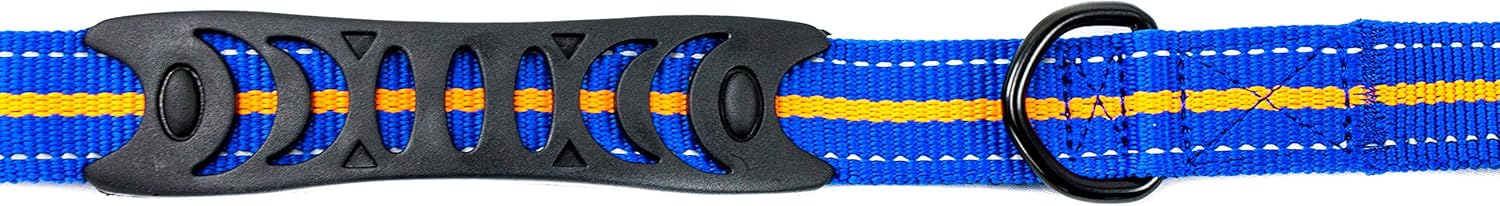 Elastic Dog Lead 4 Foot (120 cm) Blue-Orange with Shock Absorber, Blue/Orange, 1.2 meters - Image 5