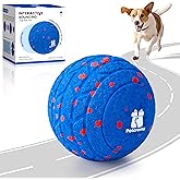 Potaroma Dog Toys Ball, Interactive Motion Activated 3 Mode Automatic Bouncing Ball Toys Durable E-TPU Material for Medium/Large Dogs,USB Rechargeable 2.9 Inches