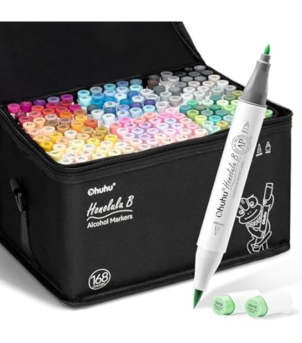 Amazon.com: Too Copic Ciao Start Set of 72 Colors, Made in Japan