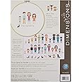 Dimensions Customized Counted Cross Stitch Family Portrait Kit, 8” Diameter