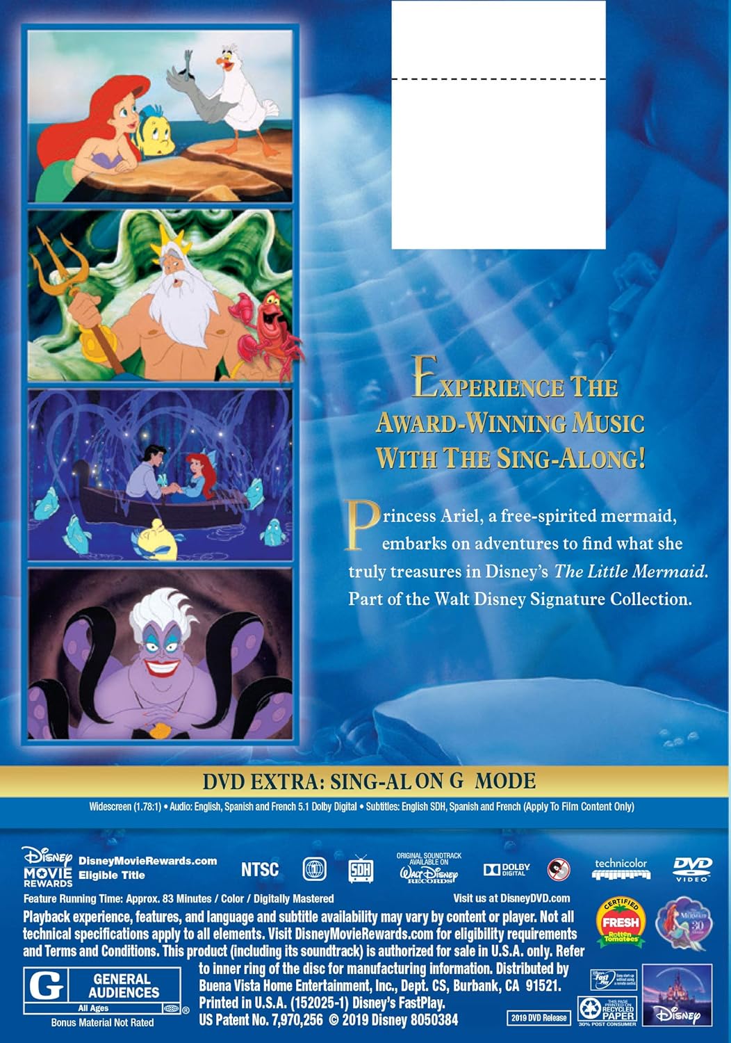 Amazon Co Jp The Little Mermaid The Walt Disney Signature Collection Dvd Dvd ブルーレイ Jodi Benson Pat Carroll Kenneth Mars Buddy Hackett Rene Auberjonois Jason Marin Edie Mcclurg Ben Wright