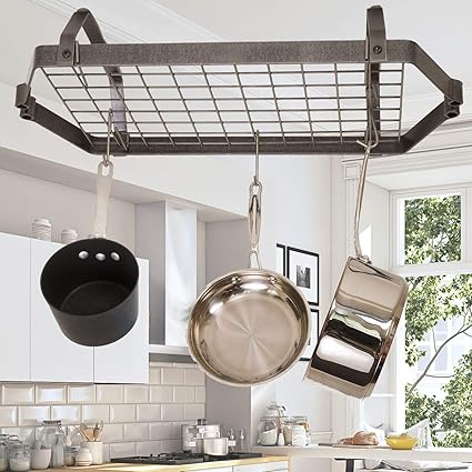 Buy Enclume Decor Low Ceiling Retro Rectangle Ceiling Pot Rack