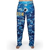 BRIEF INSANITY Funny Coastal Print Pajama Pants for Men & Women, Animal & Ocean Themed Loungewear (S-XXL)